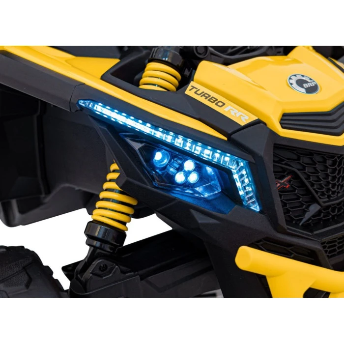 Детский аккумуляторный квадроцикл CAN-AM Maverick Желтый