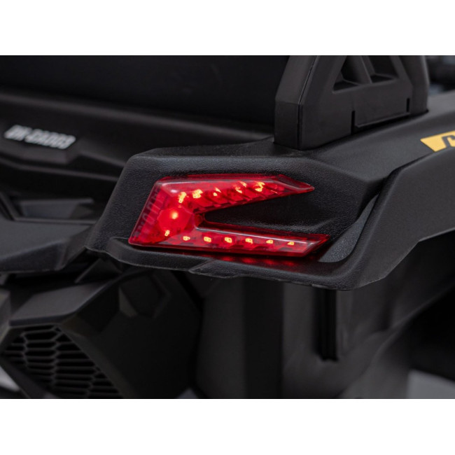 Детский аккумуляторный квадроцикл CAN-AM Maverick Желтый