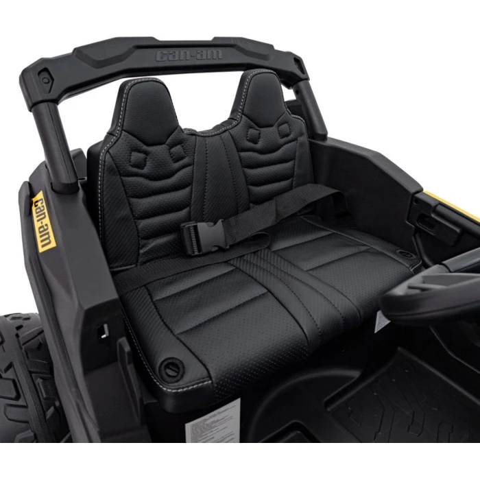 Детский аккумуляторный квадроцикл CAN-AM Maverick Желтый