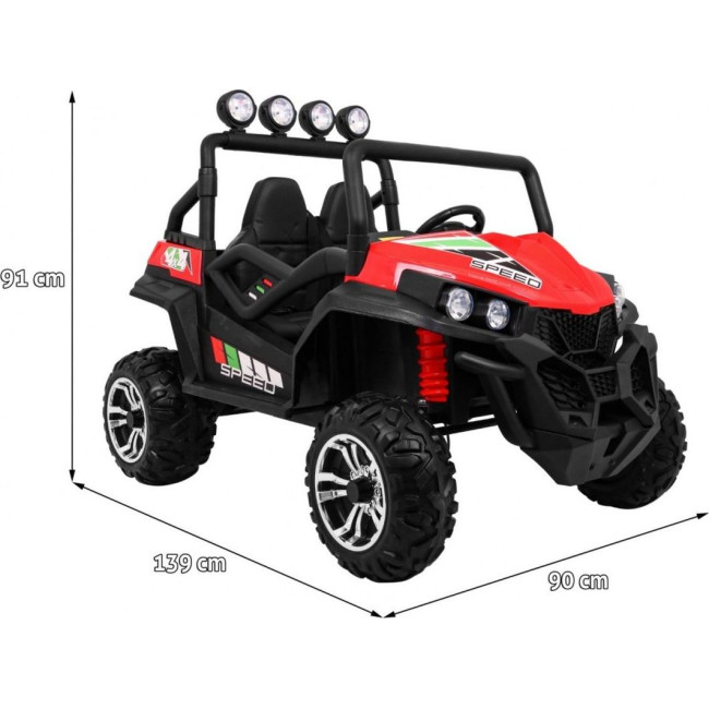 Дитячий акумуляторний баггі Grand Buggy Strong Lift. Червоний
