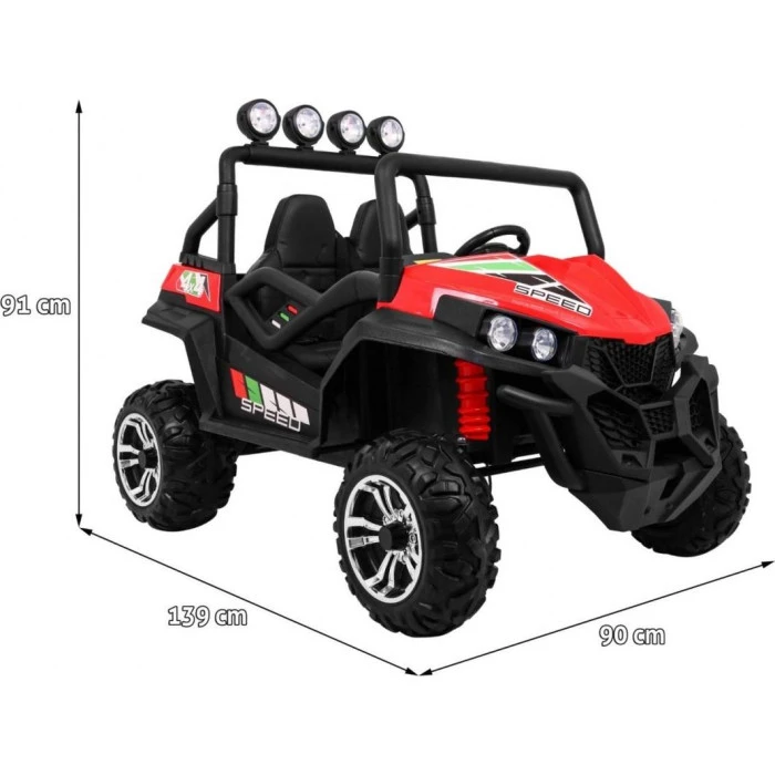 Дитячий акумуляторний баггі Grand Buggy Strong Lift. Червоний