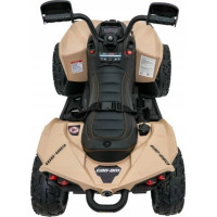 Детский аккумуляторный квадроцикл Maverick Quad Коричневый