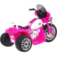 Детский аккумуляторный мотоцикл RAMIZ PA.JT568.ROZ розовый