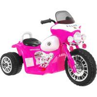 Детский аккумуляторный мотоцикл RAMIZ PA.JT568.ROZ розовый