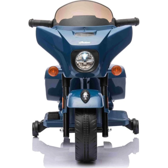 Детский аккумуляторный мотоцикл Chopper INDIAN Синий