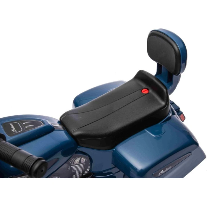 Детский аккумуляторный мотоцикл Chopper INDIAN Синий