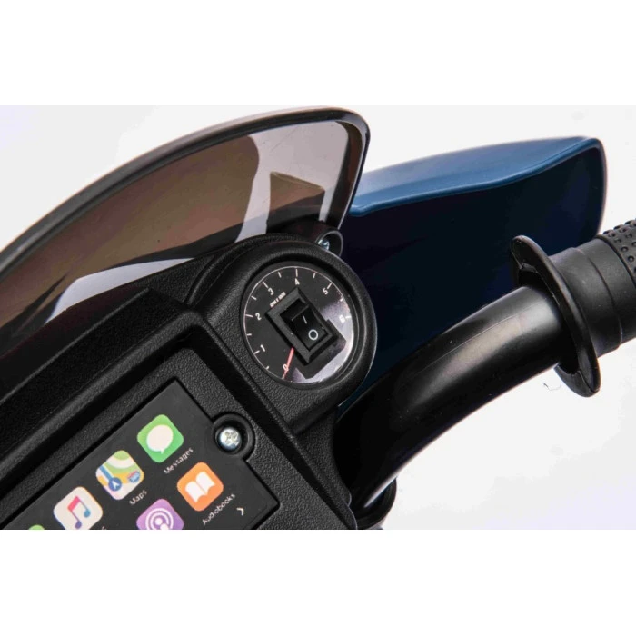 Детский аккумуляторный мотоцикл Chopper INDIAN Синий