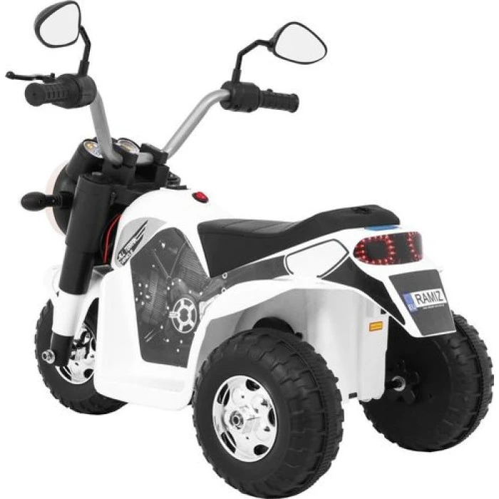 Дитячий акумуляторний мотоцикл RAMIZ MiniBike білий