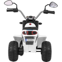 Дитячий акумуляторний мотоцикл RAMIZ MiniBike білий