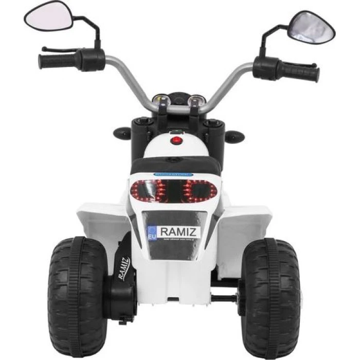 Дитячий акумуляторний мотоцикл RAMIZ MiniBike білий