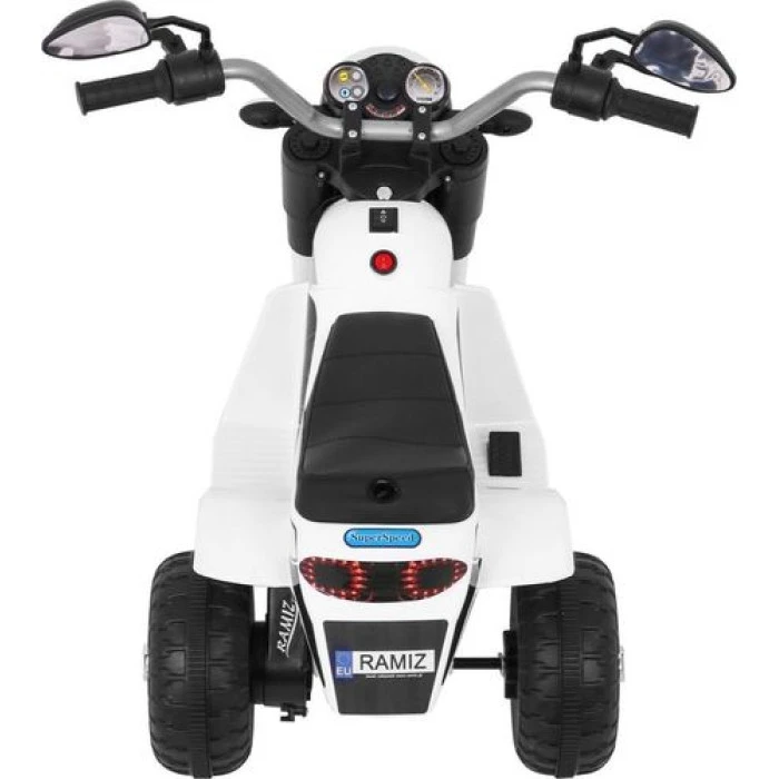 Дитячий акумуляторний мотоцикл RAMIZ MiniBike білий