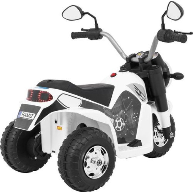 Дитячий акумуляторний мотоцикл RAMIZ MiniBike білий