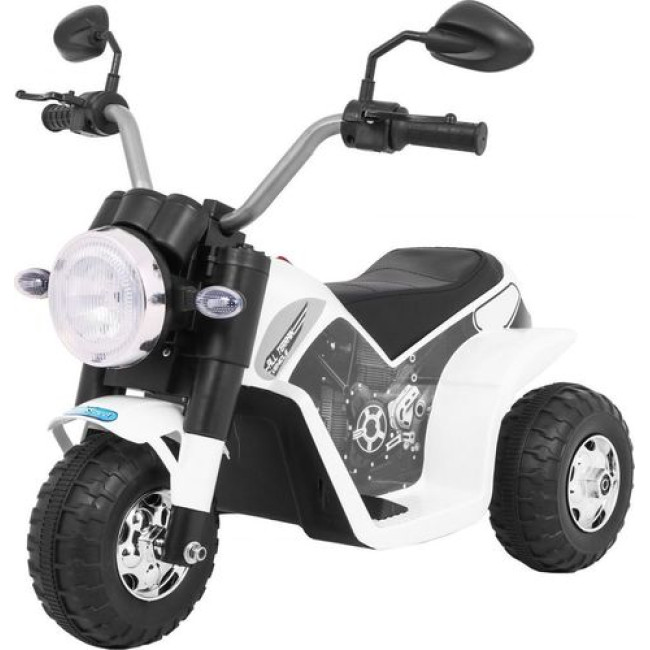 Дитячий акумуляторний мотоцикл RAMIZ MiniBike білий