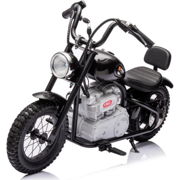 Детский аккумуляторный мотоцикл SPEED Черный