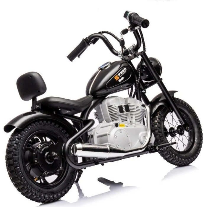 Детский аккумуляторный мотоцикл SPEED Черный