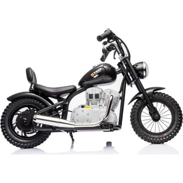 Детский аккумуляторный мотоцикл SPEED Черный