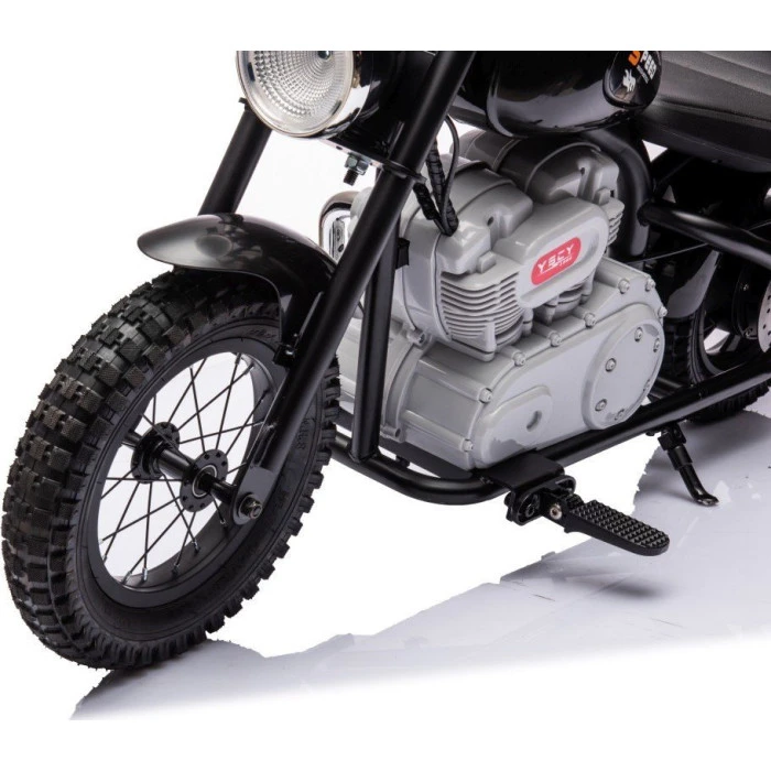 Детский аккумуляторный мотоцикл SPEED Черный