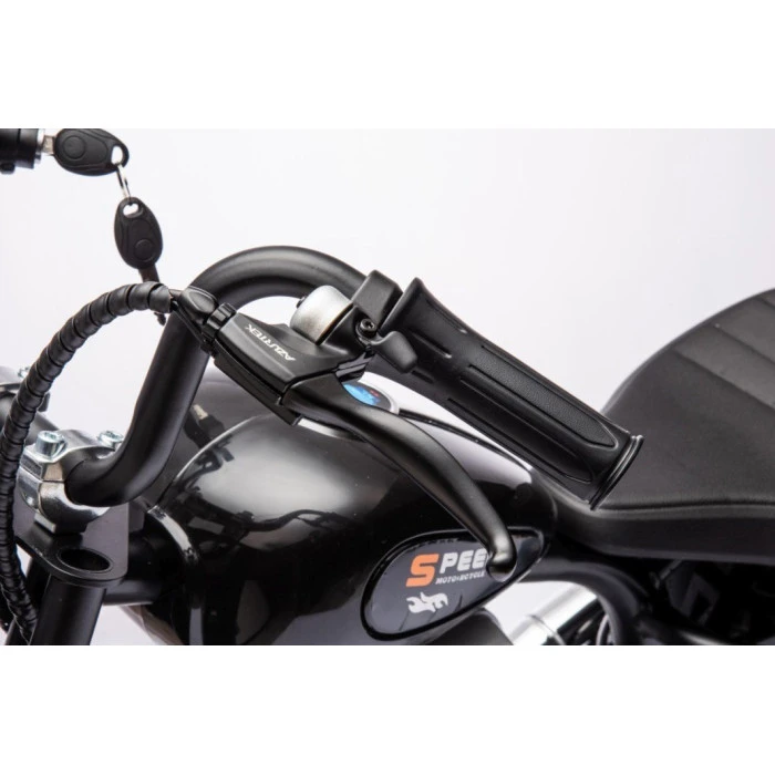 Детский аккумуляторный мотоцикл SPEED Черный