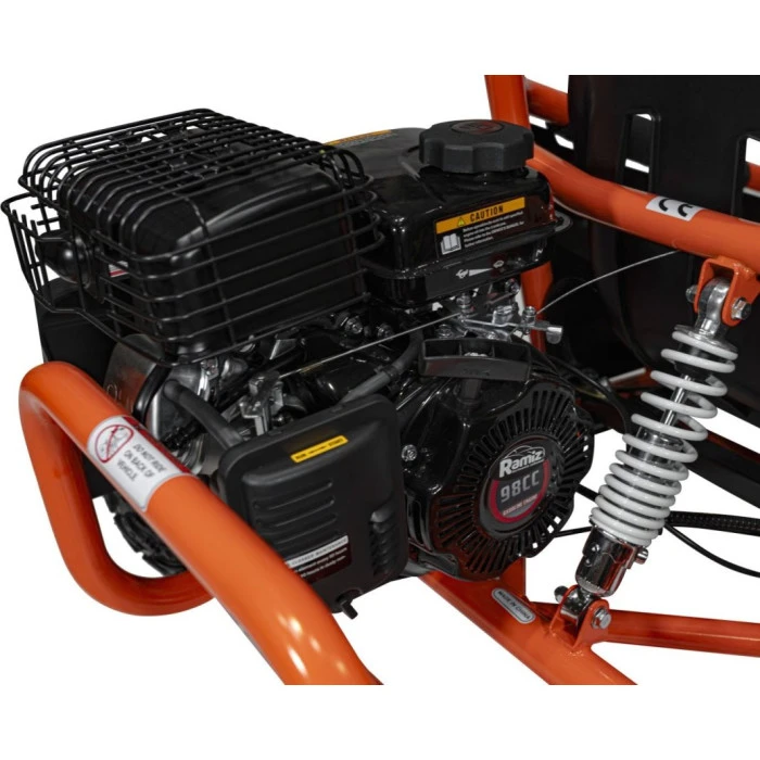 Детский аккумуляторный картинг Gokart MUD MONSTER Оранжевый