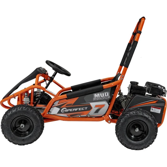 Детский аккумуляторный картинг Gokart MUD MONSTER Оранжевый