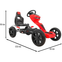 Дитячий педальний картинг Grand Ride 3+ Червоний