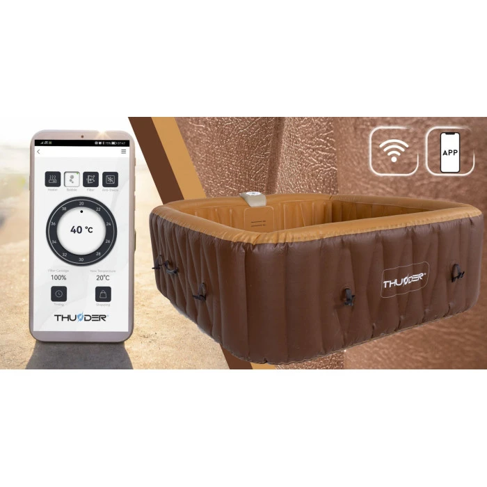 Джакузі-SPA надувне Thunder BREVE 6-місне