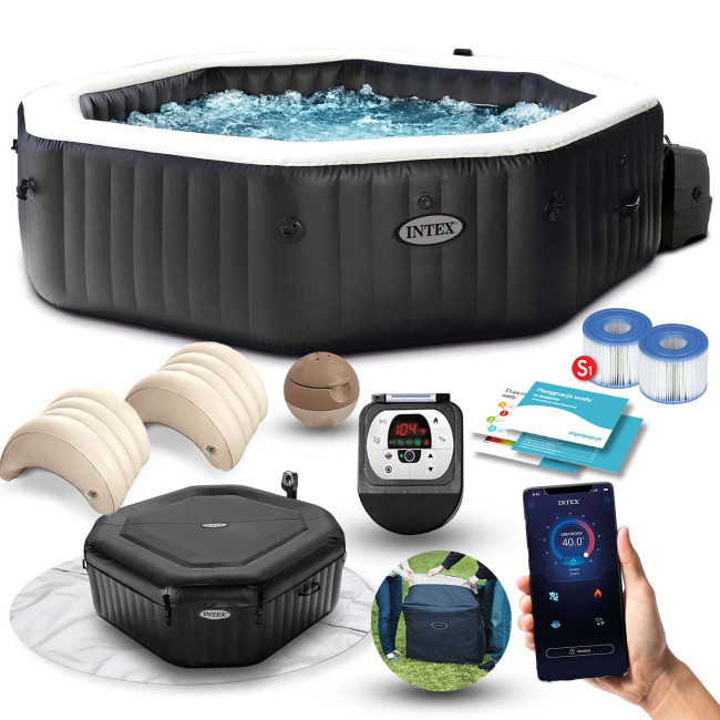 Джакузи-SPA надувное 10в1 INTEX 28458 4-местное