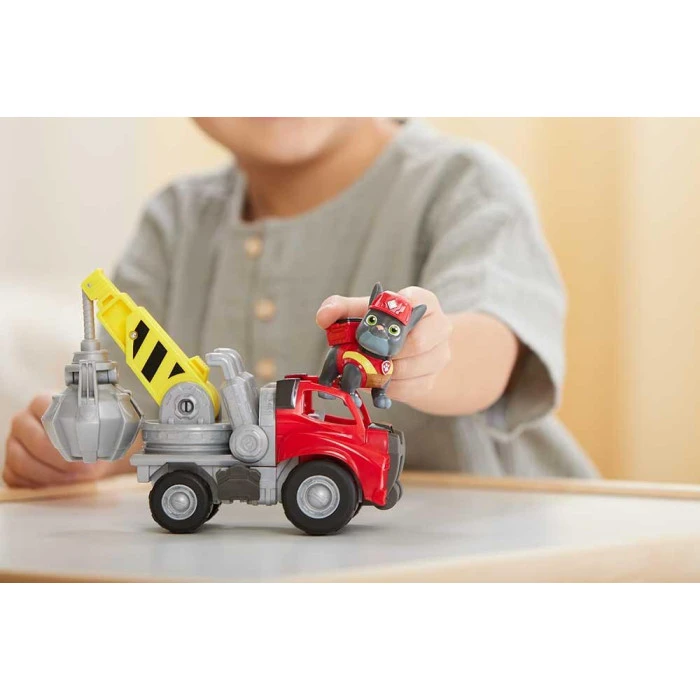 Машинка детская Spin Master Базовый строительный автомобиль с фигуркой Заряда "Щенячий патруль"
