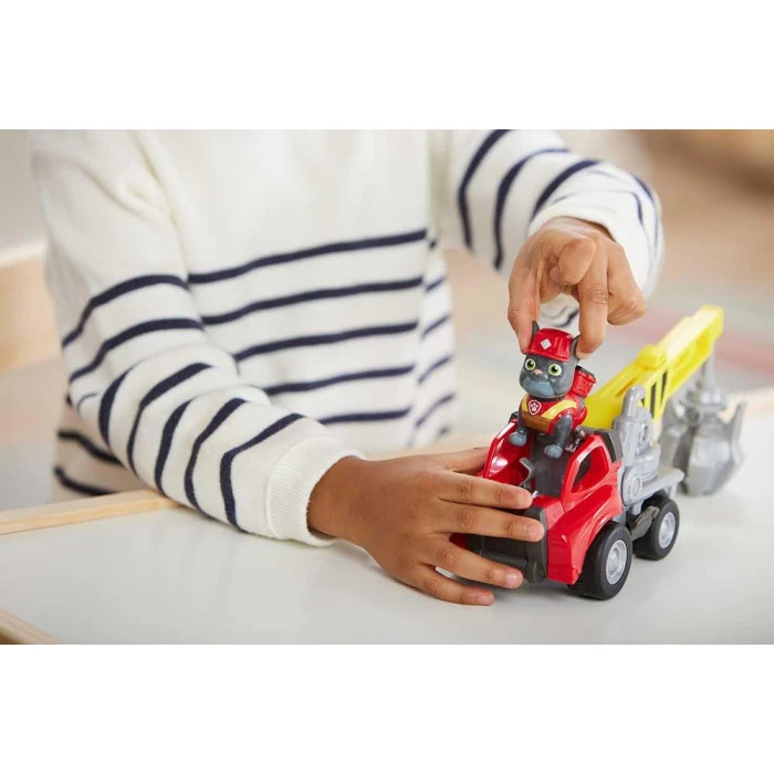 Машинка детская Spin Master Базовый строительный автомобиль с фигуркой Заряда "Щенячий патруль"