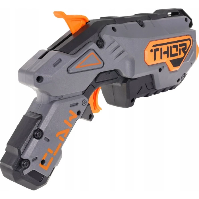 Детский игрушечный пистолет Blaze Storm для детей 8+ 20 безопасных шаров + пружинный механизм Серый ZMI.ZC7150