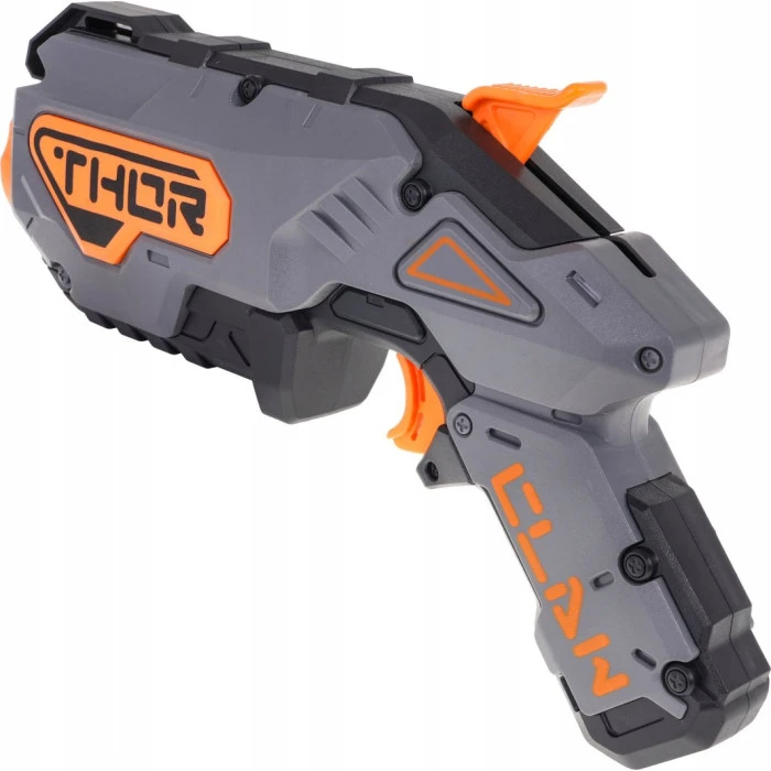 Детский игрушечный пистолет Blaze Storm для детей 8+ 20 безопасных шаров + пружинный механизм Серый ZMI.ZC7150