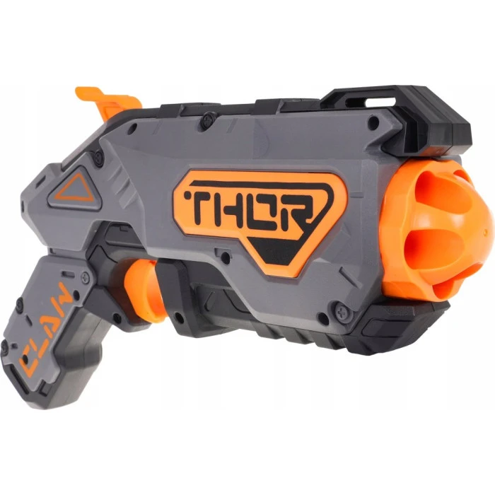 Детский игрушечный пистолет Blaze Storm для детей 8+ 20 безопасных шаров + пружинный механизм Серый ZMI.ZC7150