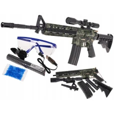 Детская винтовка с гелевыми шариками M4 + аксессуары