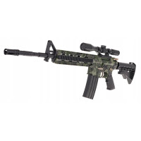 Детская винтовка с гелевыми шариками M4 + аксессуары