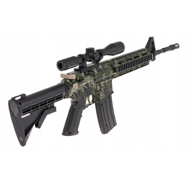 Детская винтовка с гелевыми шариками M4 + аксессуары