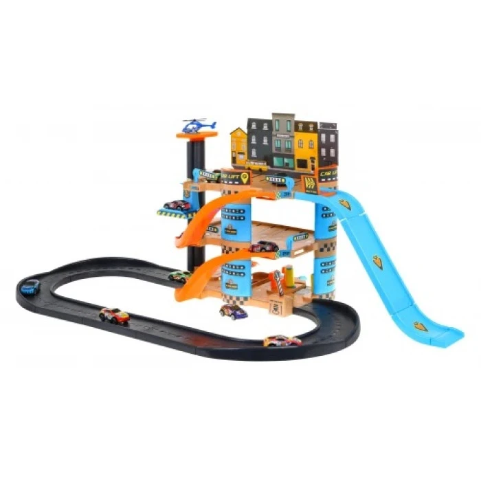 Детская гоночная трасса с паркингом и лифтом 3+ ZPG.P9788A-2