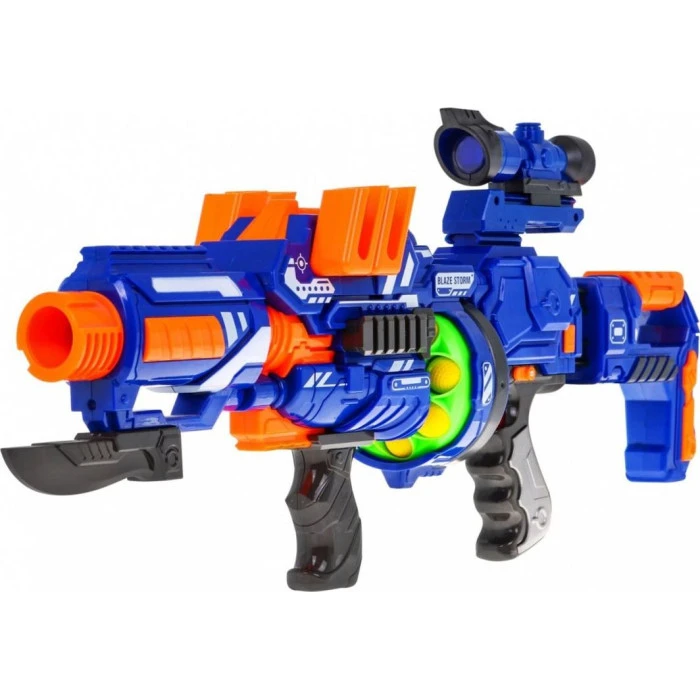 Винтовка подростковая 14+ Blaze Storm 12 пенопластовых шаров + прицел + штык