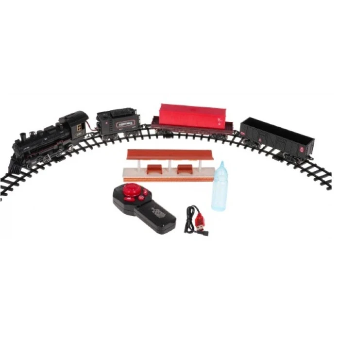 Дитячий ретро-поїзд на дистанційному керуванні з функцією диму Ramiz ZKT.60-22