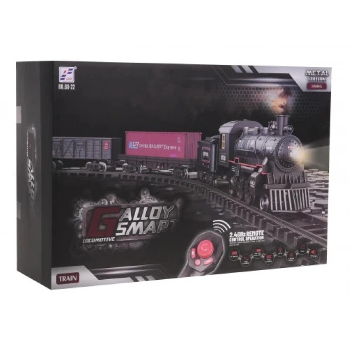 Дитячий ретро-поїзд на дистанційному керуванні з функцією диму Ramiz ZKT.60-22