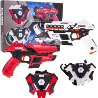 Детский набор лазерных пистолетов + щиты с функцией дыма ZMI.BB8913F
