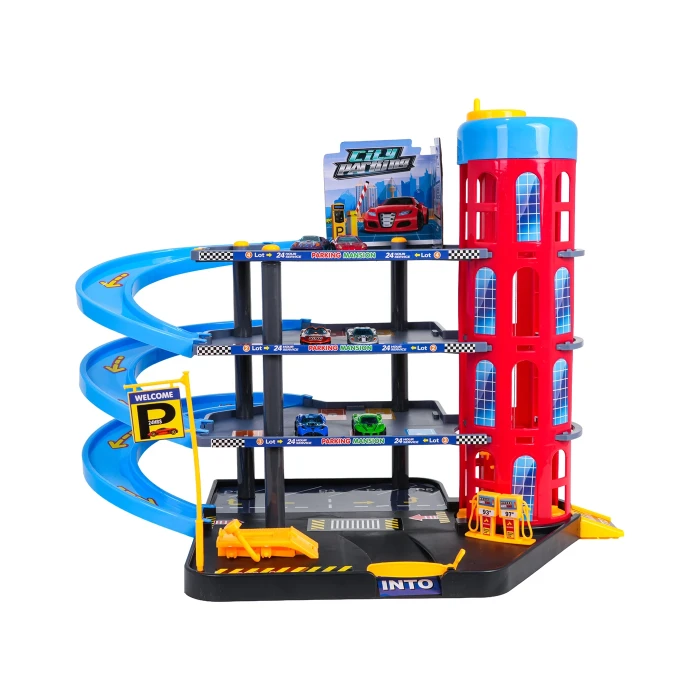 Детский игрушечный паркинг Ramiz 981-18 + коврик