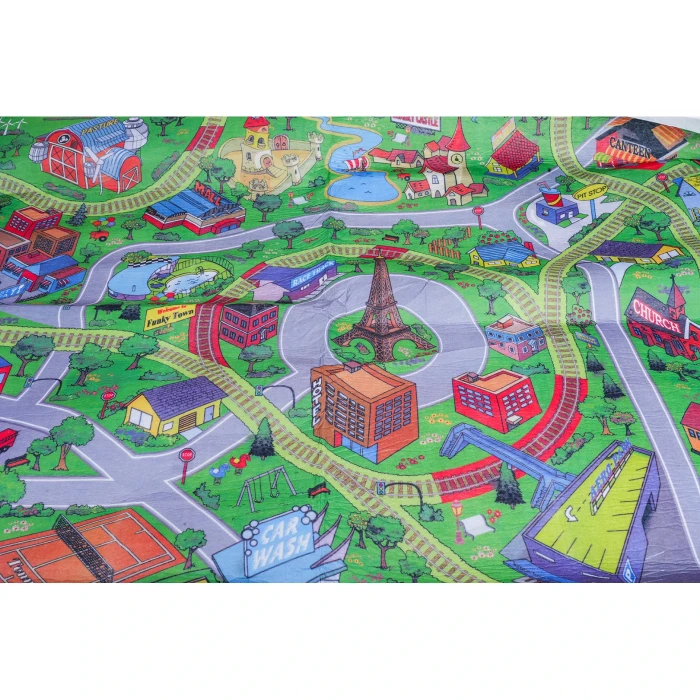 Детский игрушечный паркинг Ramiz 981-18 + коврик