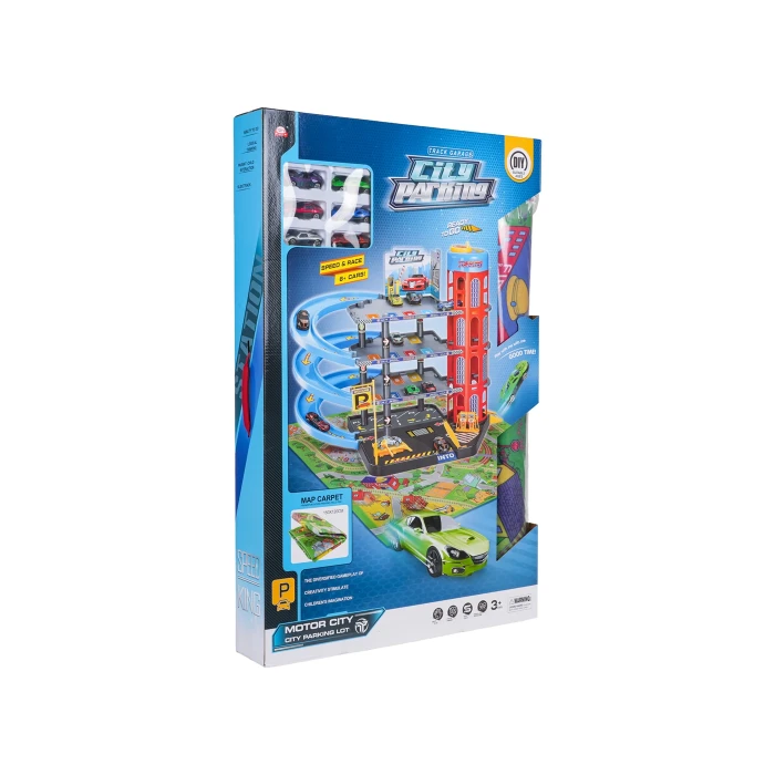 Детский игрушечный паркинг Ramiz 981-18 + коврик