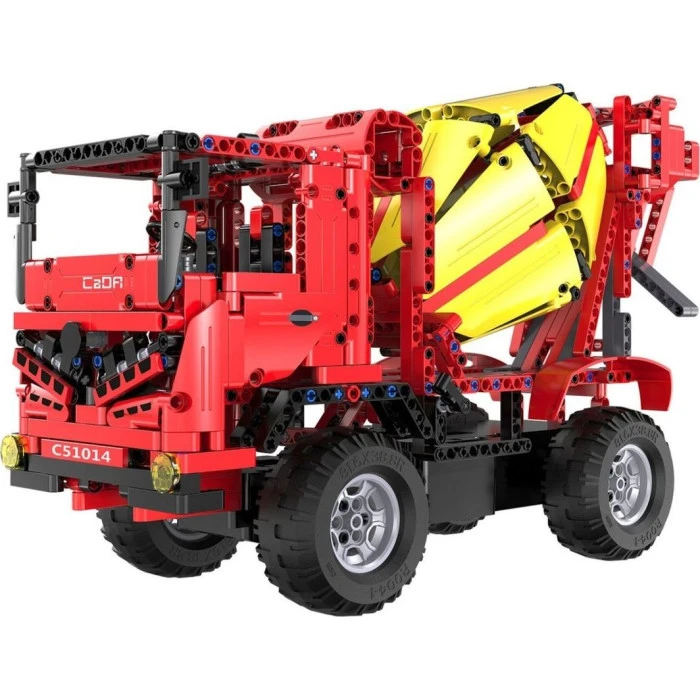 Бетоносмеситель + подъемник 2в1 на дистанционном управлении для детей 6+ Технические блоки CaDA 814 эл
