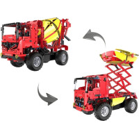 Бетонозмішувач + підйомник 2в1 на дистанційному керуванні для дітей 6+ Технічні блоки CaDA 814 ел