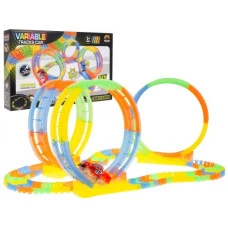 Детская гоночная трасса для детей 3+ флуоресцентная
