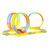 Детская гоночная трасса для детей 3+ флуоресцентная