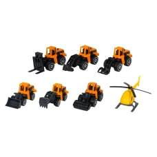 Дитячий іграшковий паркінг Ramiz 666-14 Будівельний майданчик з технікою