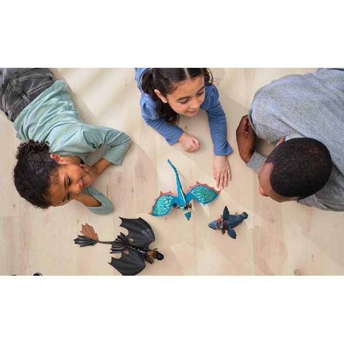 Фигурки Spin Master Дракон Смертельный Верть и всадник Астрид, "Как обуздать дракона"