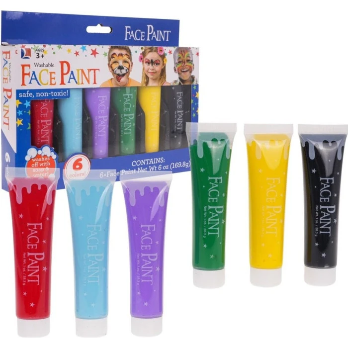 Детский набор для росписи лица, краски 6 цветов Ramiz ZDZ.8813A